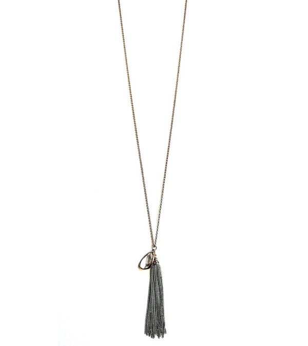 A NK8895 with a tassel and a heart charm.