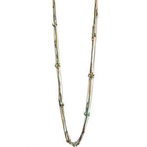 A long necklace with NK5961 (Multi/Light) beads.