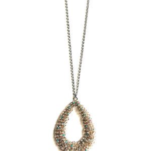 A NK1060 with a tear shaped pendant on a chain.