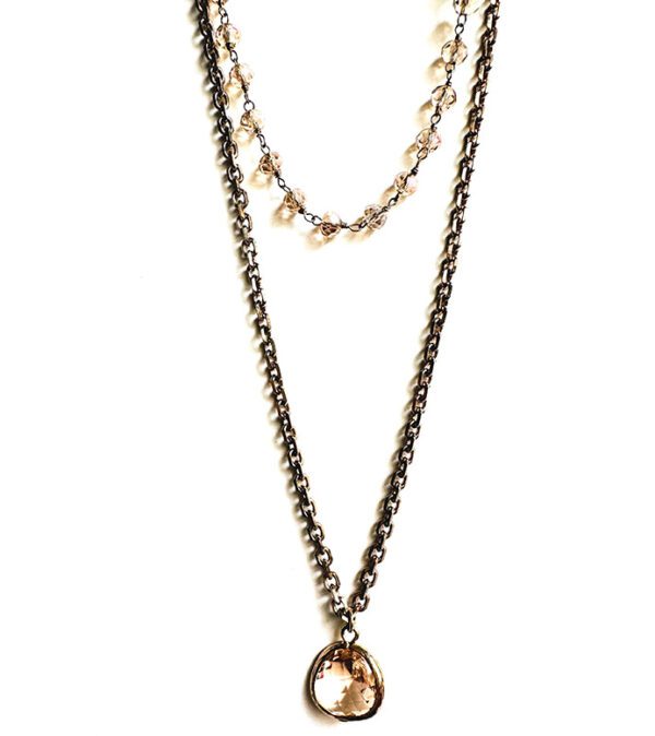 A NK0774 with a pendant and a chain.