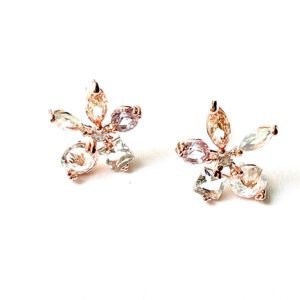 A pair of E0728 stud earrings.