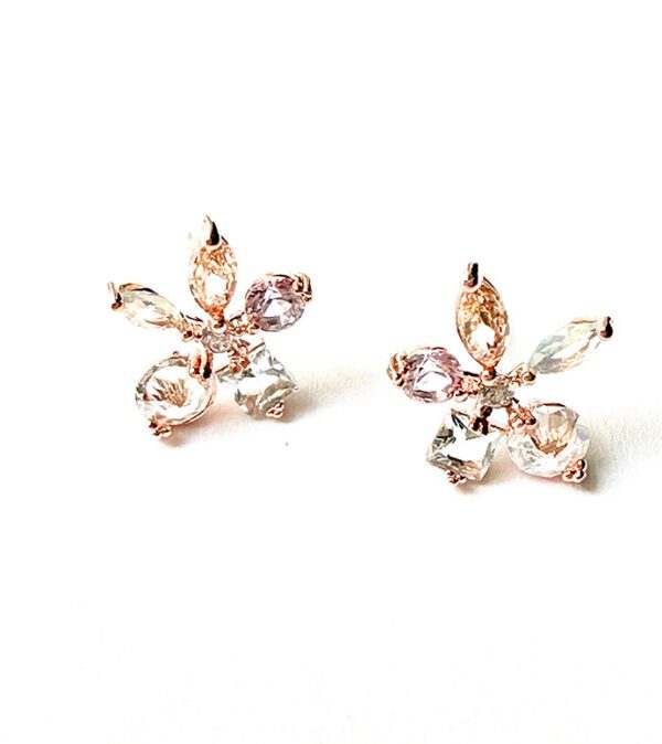 A pair of E0728 stud earrings.