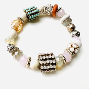 A B0525 with a variety of beads and charms.